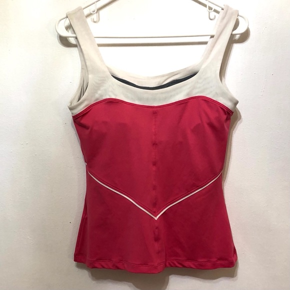 Nike dry dri-fit bra long line top pink medium - Picture 2 of 6